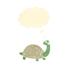 retro cartoon tortoise