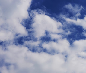 Blue sky with clouds