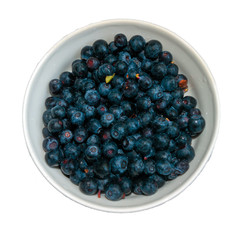 Blueberries in a bowl