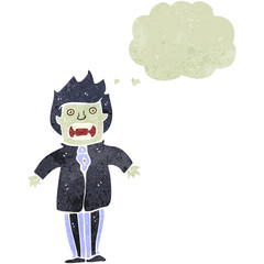 retro cartoon vampire