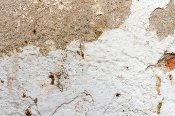 Old painted wall damage surface
