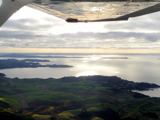 Flug nach Great Barrier Island, Neuseeland