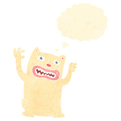 retro cartoon polar bear