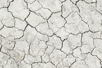 Dry cracked earth