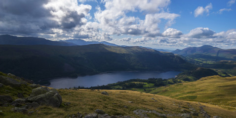 Fototapeta na wymiar Lake in the Cumbrian Mountains