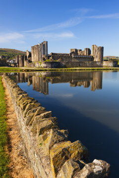 Caerphilly Castle, Gwent, Wales