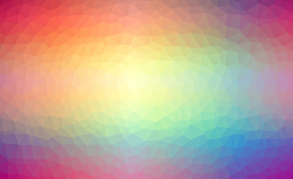 Abstract 2D mosaic triangle background