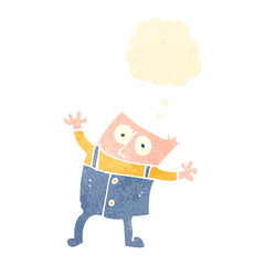 retro cartoon dancing man