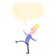 retro cartoon dancing man