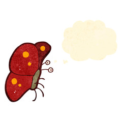 retro cartoon butterfly