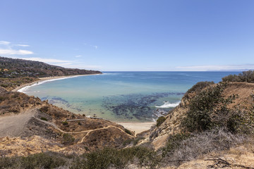 Fototapeta na wymiar Portuguese Bend Cove near Los Angeles California