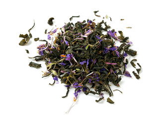 fireweed tea isolated on white