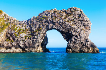 Durdle Door an der Jurassic Coast in Dorset, England