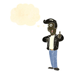 retro cartoon cool guy