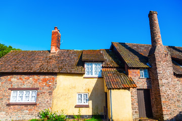 Obraz premium altes Haus in Allerford, Somerset, England