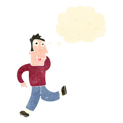 retro cartoon dancing man