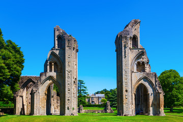 Glastonbury Abbey in Glastonbury, England