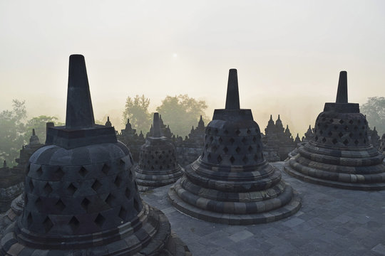 Borobodur, Kedu Plain, Java, Indonesia