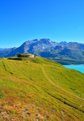 Fototapeta premium fort de ronce et mont cenis, vallée de la maurienne