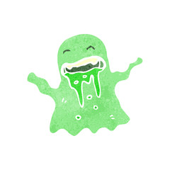 retro cartoon ghost