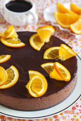 Orange Chocolate Mousse Cake