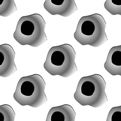 Seamless pattern with bullet holes