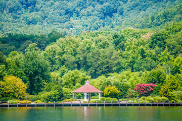 Obraz premium scenery around lake lure north carolina