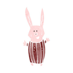 Obraz premium retro cartoon rabbit