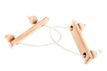 double trouble string wooden puzzle