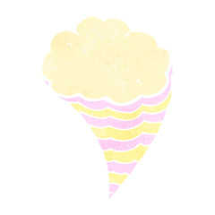 retro cartoon cloud