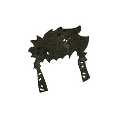 retro cartoon elvis wig