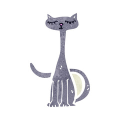 retro cartoon cat