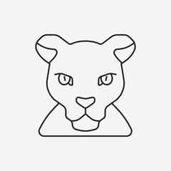 animal line icon