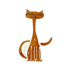 retro cartoon cat