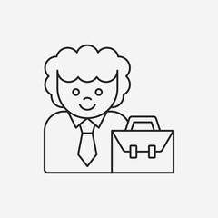 Occupation line icon