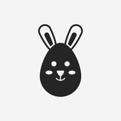 Easter bunny icon