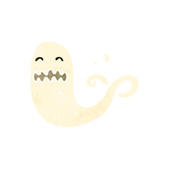 retro cartoon ghost