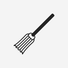 Magic broom icon