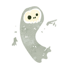 retro cartoon ghost