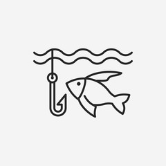 fishing line icon