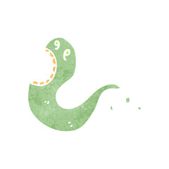 retro cartoon spooky ghost