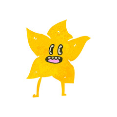 retro cartoon star