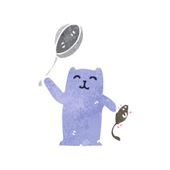 funny retro cartoon cat