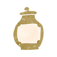 retro cartoon honey pot