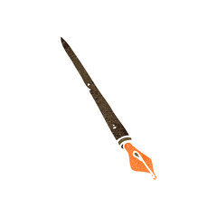 retro cartoon ink pen