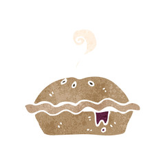 retro cartoon pie