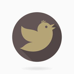 Flying Bird  Flat Icon