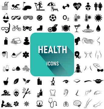 Set of health icons