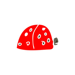 child's drawing of a ladybug