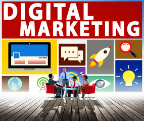 Digital Marketing Commerce Campaign Promotion Concept